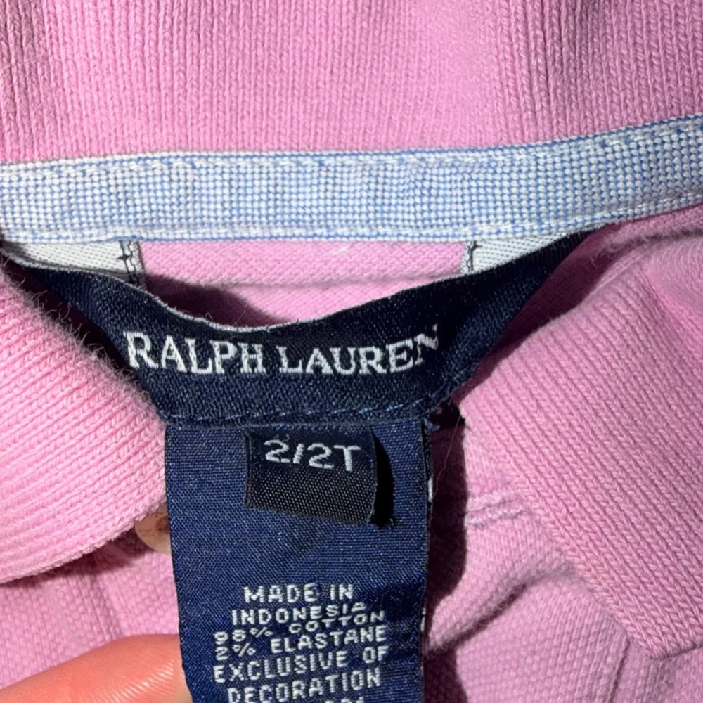 Ralph Lauren Purple Polo Dress with Pleated Skirt - 2T